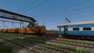 SHUNTING OF ICF BLUE WITH ICF UTKRISHT COACHES IN INDIAN RAILWAY | Train Simulator classic