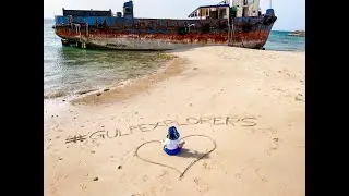 Umm Al Quwain Wrecked Ship - UAE Amazing Adventure and Explore #Shorts