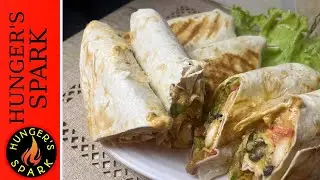 CHICKEN WRAP | TORTILLA WRAP  | HUNGER'S SPARK