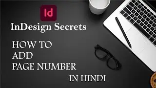 How to add page numbers in Indesign