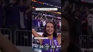 Vikings crowd is next level... SKOL! 🙌