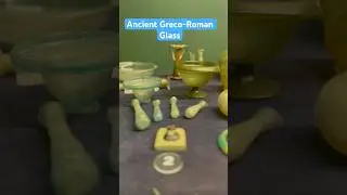 Greco-Roman Glass🍷 #archaeology #glassart #glassblowing #history #ancientgreek #roman #ancient #art