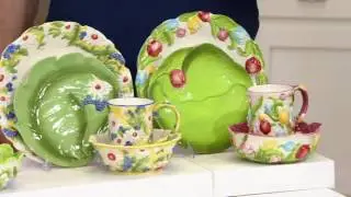 Temp-tations 16-piece Figural Floral Dinnerware Service for 4 on QVC