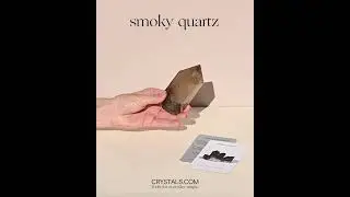 SMOKY QUARTZ POINT - crystals for protection
