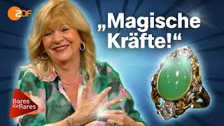 Cash für Chrysopras: Goldring verzaubert Händlerrunde u. holt x-fachen Wunschpreis | Bares für Rares