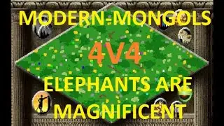 AOE2HD  4v4 Xenomorph | The King of Elephants | Legend of Nomad Game 5. Монгол тэмцээн Season 1