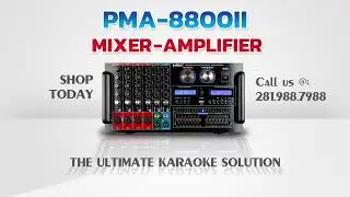 IMPRO PMA-8800ii 1400Watt Mixer-Amplifier w/Optical Input and Bluetooth Phong Le Mega Karaoke Center