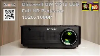 Conhe&ccedil;a: Blitzwolf BW VP10 LCD Full HD Projector 1920x1080P