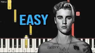 Justin Bieber - DAISIES | EASY Piano Tutorial by Pianella Piano