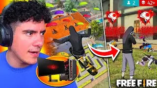 MI MEJOR PARTIDA DE FREE FIRE JUGANDO EN COMPUTADORA TODOS CAYERON EN PEAK - TheDonato