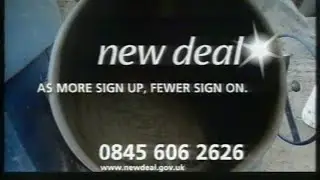 UK Government 'New Deal' advert - 2nd May 1998 UK television commercial
