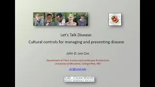 Let's Talk Disease: Cultural controls for managing and preventing disease