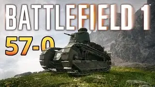 BF1 Light Tank 55 Killstreak (57-0 Game)