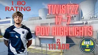 ⫷CS2 POV HIGHLIGHTS⫸ Twistzz | CCT Global Finals 2024 | Liquid vs Ence  | Map1 Nuke