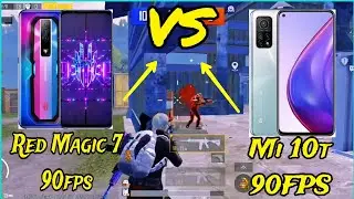 Red Magic 7 Vs Mi 10T 😰 Test 2023 TDM Test Pubg Mobile | 90fps Vs 90fps 😱