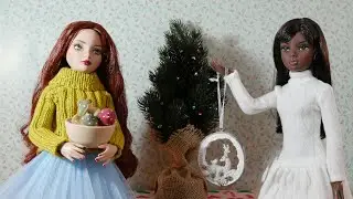 #SnowedInForSolstice Ellowyne Wilde + Neema festive collab #VDC Robert Tonner doll *ADULT COLLECTOR*