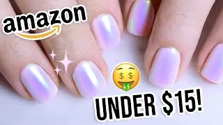 DIY TESTING $12 AMAZON BEST SELLER UNICORN NAIL ART POWDER