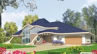 Prezentare casa cu mansarda FILIP G2 pe structura metalica
