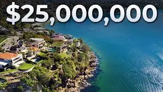 Inside this Clifftop Sydney Mansion in THE MOST EXPENSIVE Street in Mosman, NSW | Sydney House Tour