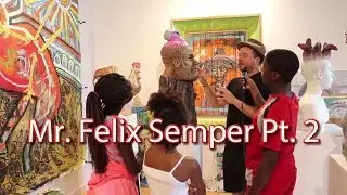 Felix Semper a Paper Sculptures artist! Interviewed By Rocky and Derrick at Revolution Mill! Pt. 2