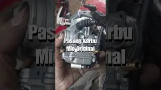 Pasang kabel cuk di karbu mio baru & original
