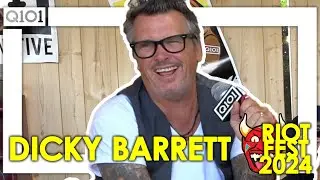 Dicky Barrett interview at Riot Fest 2024 with Q101's Brian and Kenzie