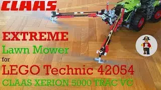 EXTREME lawn mower LEGO technic 42054 CLAAS XERION 5000 TRAC VC [MOD]