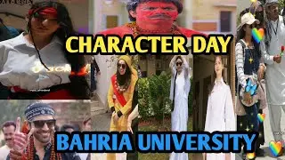 Character Day In Bahria University | Bahria University Karachi Campus |No Backpack Day Ft Bahria