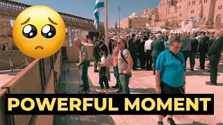 Powerful Moment Of Holocaust Memorial Siren Thunders Through Jerusalem | Never Forget ✡️