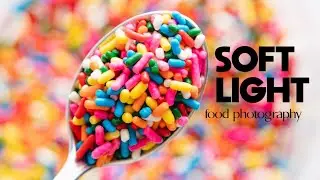 How to create soft light for food photography using a flash #SHORTS