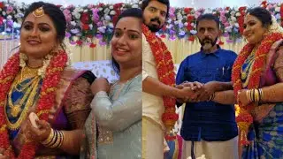 Serial Actress Meera Muralidharan Marriage Video | Meera Weds Manu Shankar | Wedding Highlights