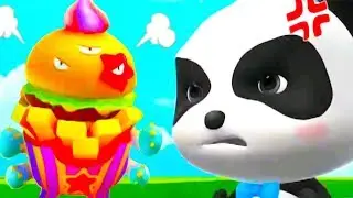 Baby Panda Save The Town | Little Panda Fun Puzzle Cartoon Game For Kids - Baby Panda's puzzle town