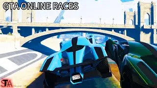 Playing races in GTA Online!