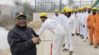 Fire safety training by Charles
