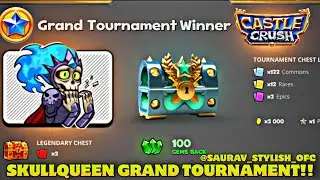 Skull Queen Grand Tournament Victory | Castle Crush | Saurav Stylish Gaming