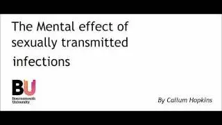 The mental effect of sexually transmitted infections