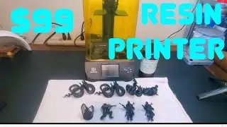 Geeetech Alkaid Resin 3D Printer. $99! Test and Review!