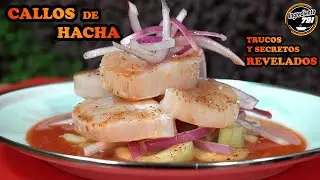 🌶 Como preparar CALLOS de HACHA Estilo SINALOA (( con 2 Salsas Marisqueras )) Fácil y Delicioso |791