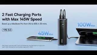 Повербанк Baseus 145W Power bank Ссылка в комментариях/Product link in comments #shorts #pd #qc