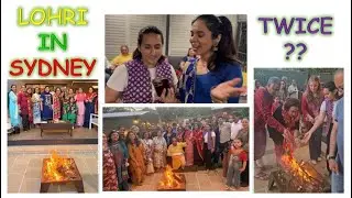 LOHRI IN SYDNEY. TWICE ?? CELEBRATING FESTIVAL WITH FAMILY AND FRIENDS #Sydney #lohri #desi