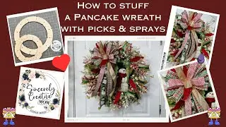 Snowman Stuffed Pancake wreath (replay)