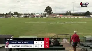 NAB LEAGUE GIRLS 2020: Round 3 - Gippsland Power v Sandringham Dragons (FULL GAME)