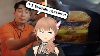 ASIAN VTUBER REACTS ON UNCLE ROGER ROASTING MESSED UP GRILLED CHEESE (GORDON RAMSAY)