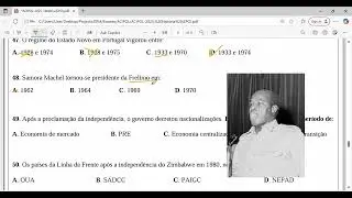 Resolução do Exame de História, ACIPOL-2025 |última parte|