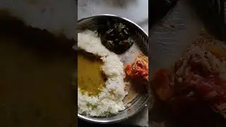 aji ra tasty lunch thali ...