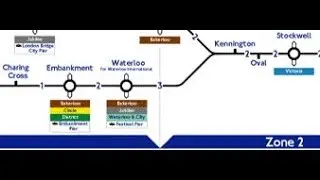 Journey On The Northern Line. Charing Cross Station - Stockwell Station. (20/12/17)