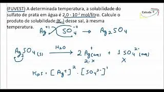 Kps - Produto de solubilidade