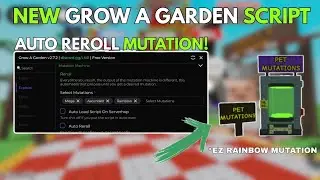 [NEW] AUTO REROLL MUTATION | MUTATION FINDER | GROW A GARDEN SCRIPT