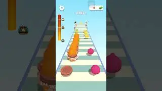 Burger Stack Runner 3D funny game level 1 walkthrough