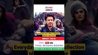Dunki Movie Advance Booking| Dunki Box Office Collection| #dunki #salaar #srk #shorts #today #viral